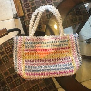 Skinnydip Beaded Purse/Tote Bag